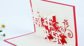 贺卡、立体贺卡激光雕刻解决方案