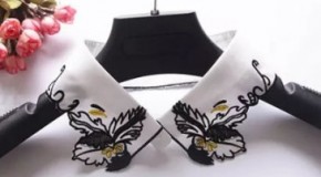 流行时尚单品“假领”,激光雕刻百变风格